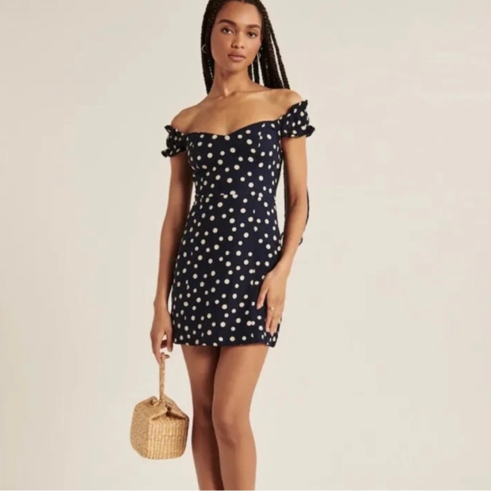 Abercrombie and Fitch off shoulder Corset Mini Dress — NWOT